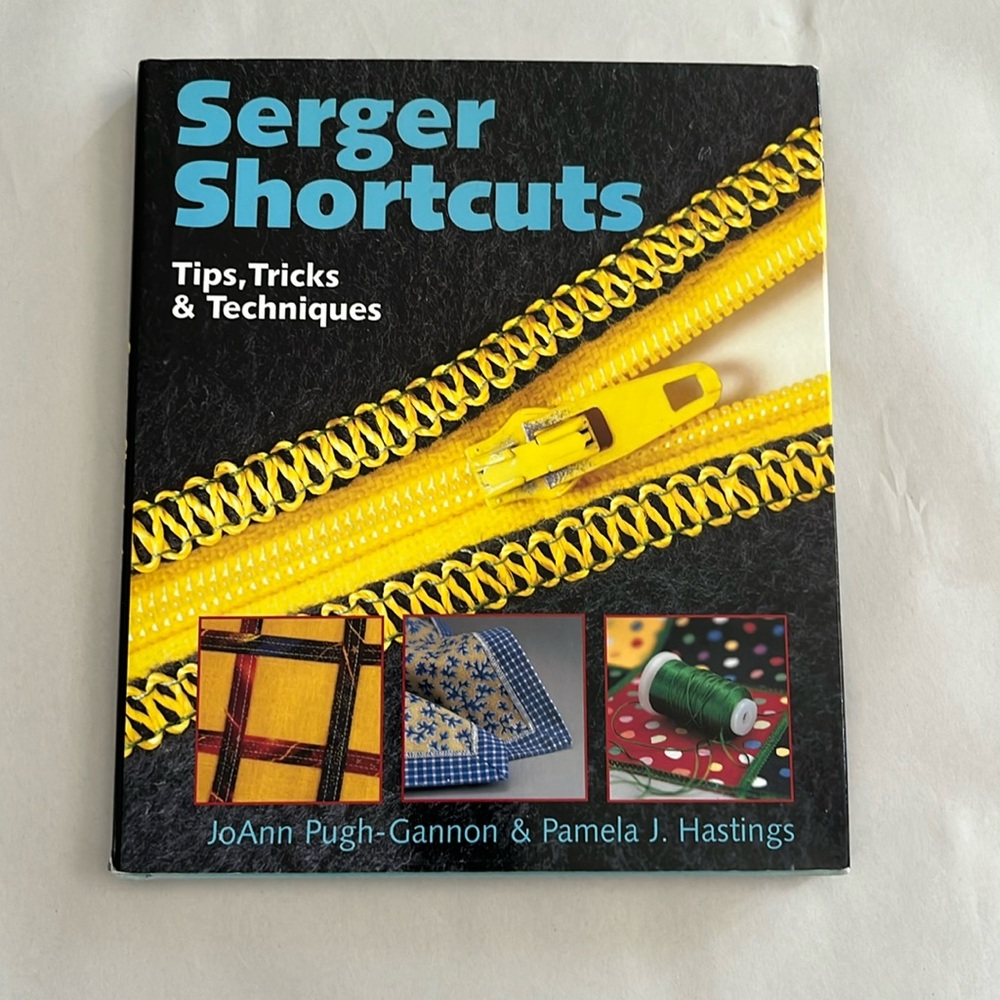 NWT Serger Shortcuts Tips Tricks Techniques 1998 BOOK Stitches Ruffles Heirloom